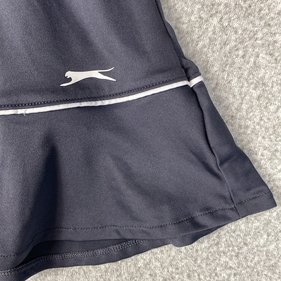Slazenger golf skort M charcoal gray flouncy tennis prep activewear pickleball - Picture 4 of 10